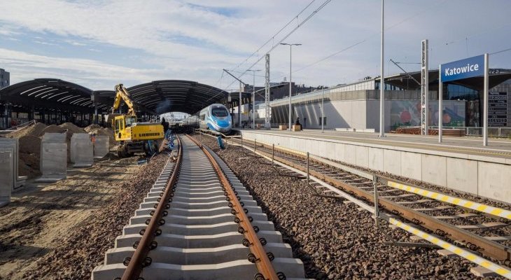 Modernizacja stacji Katowice. Fot. Łukasz Hachuła/PKP PLK