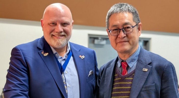 Mark André Haebler i Keh-Jian Shou. Fot. ISTT