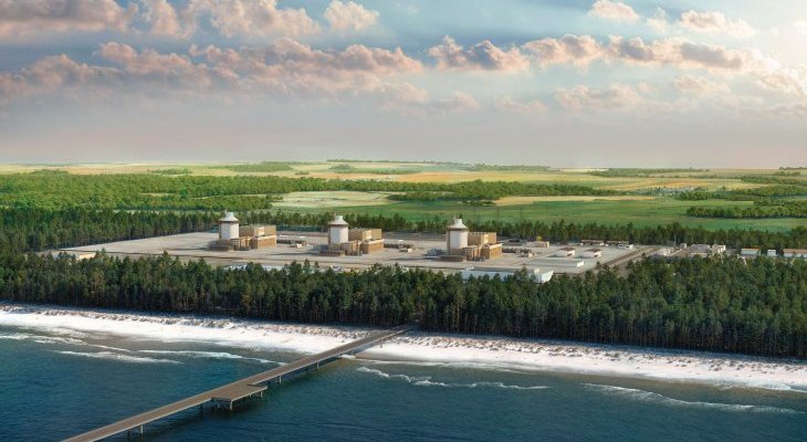 Wizualizacja elektrowni jądrowej na Pomorzu. Źródło: PEJ
