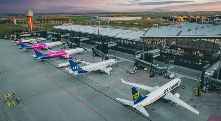 Lotnisko w Gdańsku. Fot. Port Lotniczy Gdańsk