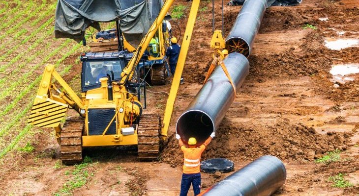 Budowa części lądowej terminalu FSRU. Fot. Gaz-System