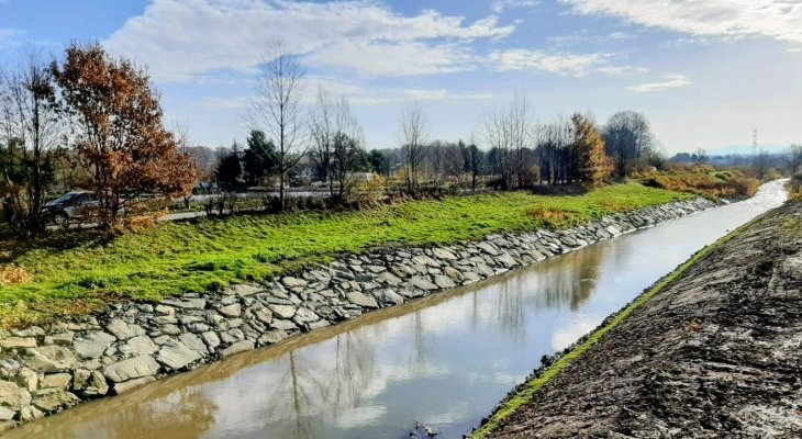 Ciek Wapienicki po naprawie. Fot. Wody Polskie