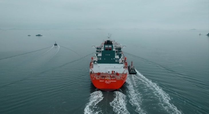 Gazowiec. Fot. Orlen