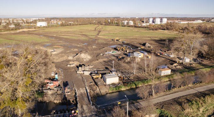 Teren budowy bloku gazowo-parowego w Gdańsku. Fot. Energa