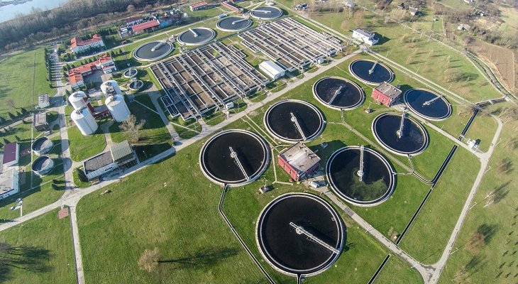 Oczyszczalnia ścieków Kujawy. Fot. Wodociągi Miasta Krakowa 