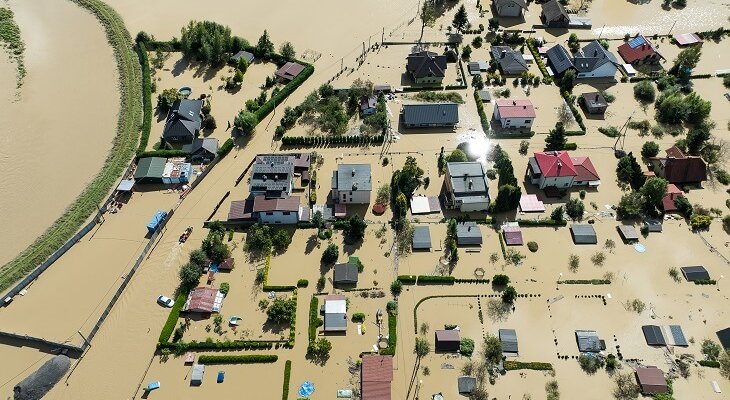 Czechowice-Dziedzice, powódź w 2024 roku. Fot. Elżbieta Kaps/Adobe Stock