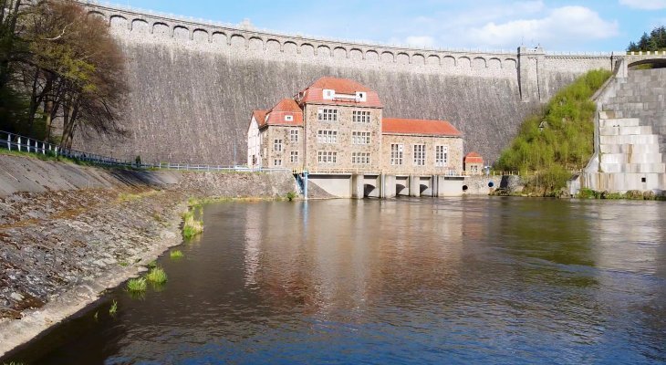 Zapora i elektrownia wodna w Pilchowicach. Fot. Tauron