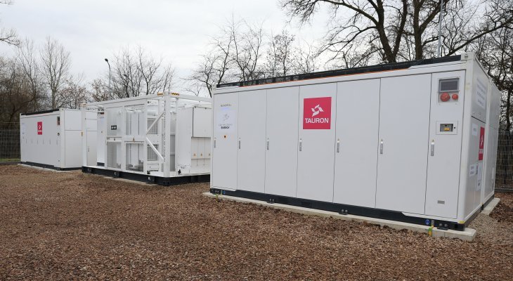 Magazyny energii. Fot. Tauron