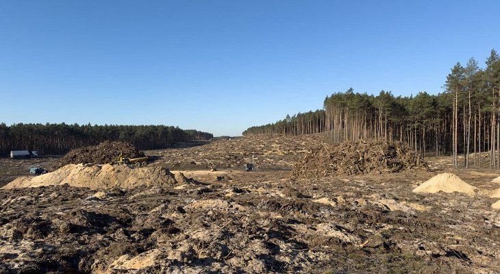 Budowa drogi ekspresowej S10. Fot. GDDKiA