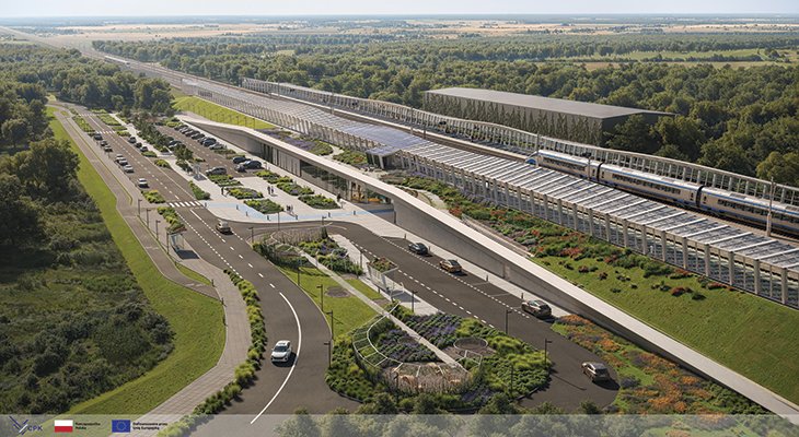 WIZ. 1. | Budynek dworca Brzeziny. Źródło: CPK