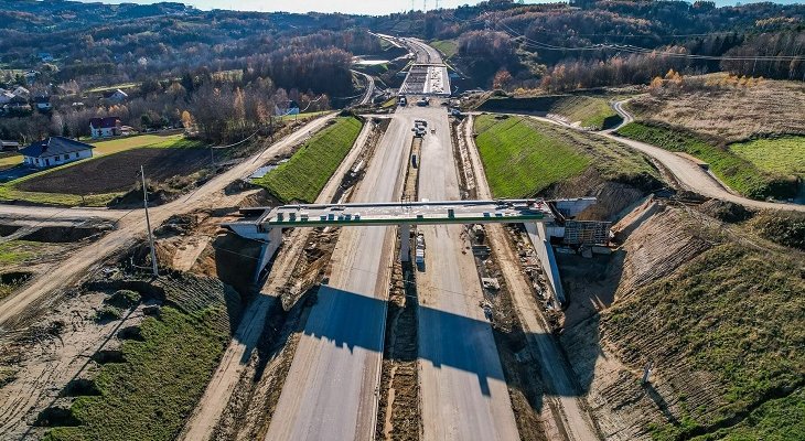 Budowa drogi ekspresowej S19. Fot. GDDKiA
