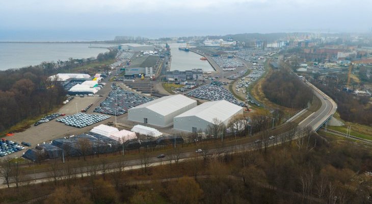 Magazyny nawozowe w Porcie Gdańsk. Fot. Port Gdańsk