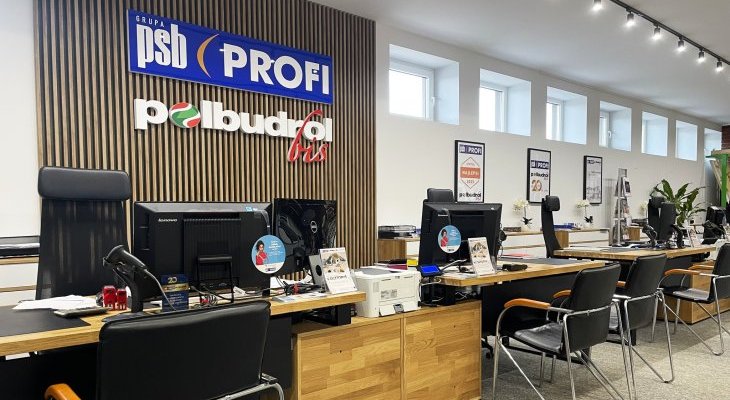 Sklep budowlany Polbudrol w Starachowicach. Fot. mat. własne