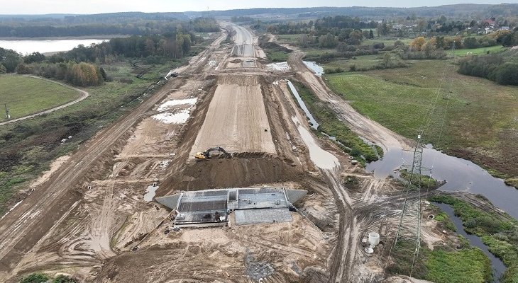 Budowa drogi ekspresowej S11. Fot. GDDKiA