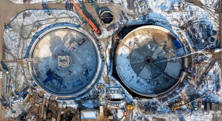 Rozbudowa Wrocławskiej Oczyszczalni Ścieków. Fot. MPWiK Wrocław