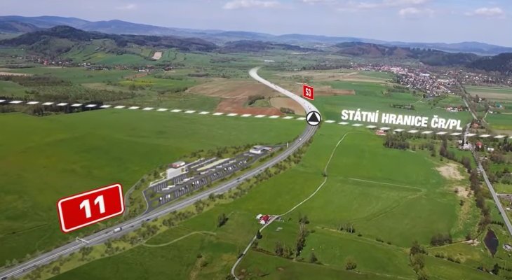 D11 do granicy z Polską. Źródło: Ministerstwo Transportu w Czechach