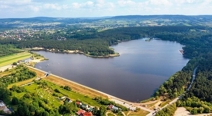 Zbiornik Cedzyna. Fot. Wody Polskie