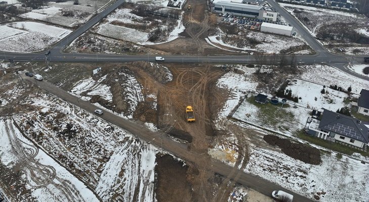 Budowa obwodnicy Zatora. Fot. GDDKiA