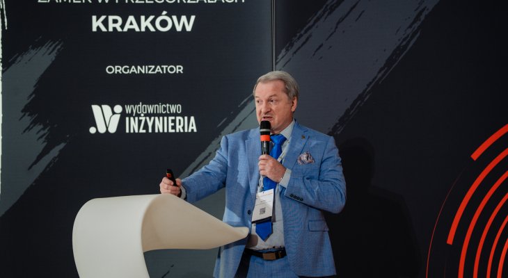 II Konferencja Bezwykopowa Budowa. Dr hab. inż. Jan Ziaja (profesor Akademii Górniczo-Hutniczej). fot. Quality Studio dla www.inzynieria.com