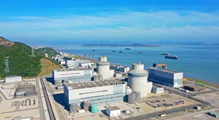 Elektrownia jądrowa z reaktorami AP1000 w Chinach. Fot. Westinghouse