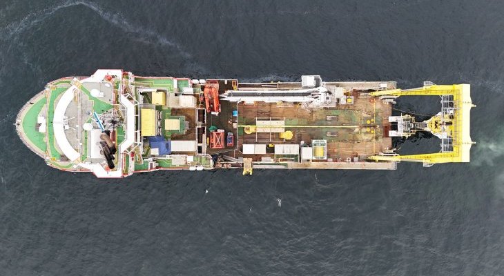 Statek BOKA Falcon. Fot. Ørsted Poland/PGE Baltica