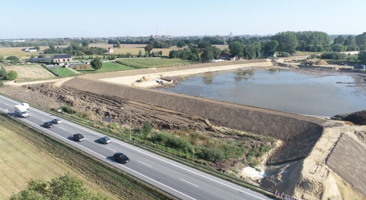 Polder Żelazna w woj. opolskim. Fot. Wody Polskie