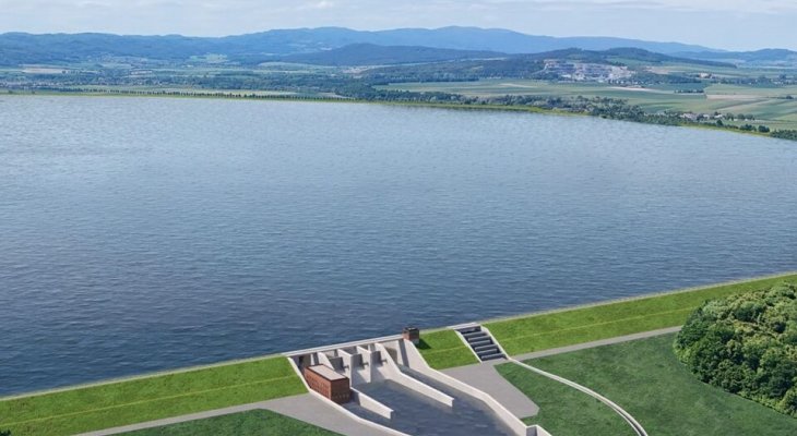 Zbiornik Kamieniec Ząbkowicki. Wiz.: Wody Polskie
