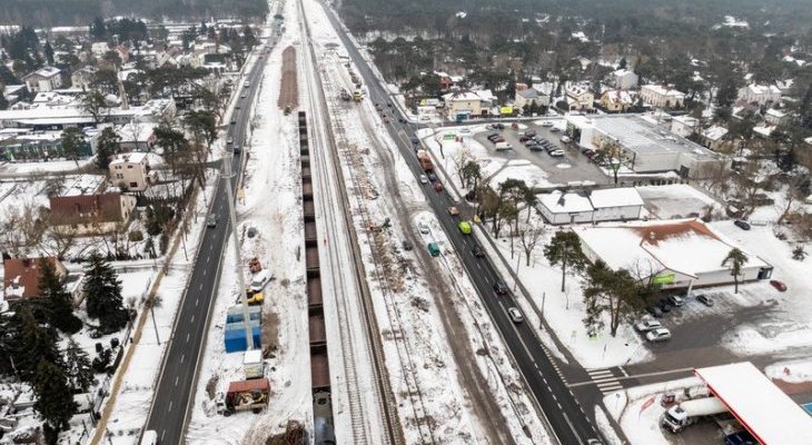 Linia otwocka. Fot. Łukasz Bryłowski/PKP PLK