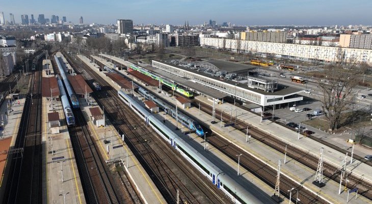 Stacja Warszawa Wschodnia. Fot. Artur Lewandrowski, Paweł Mieszkowski/PKP PLK
