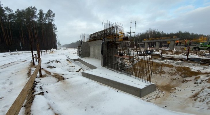 Budowa drogi ekspresowej S10. Fot. GDDKiA