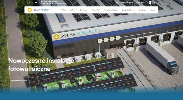 Nowoczesne instalacje fotowoltaiczne – Firma fotowoltaiczna Solar-Project. Fot. mat. własne