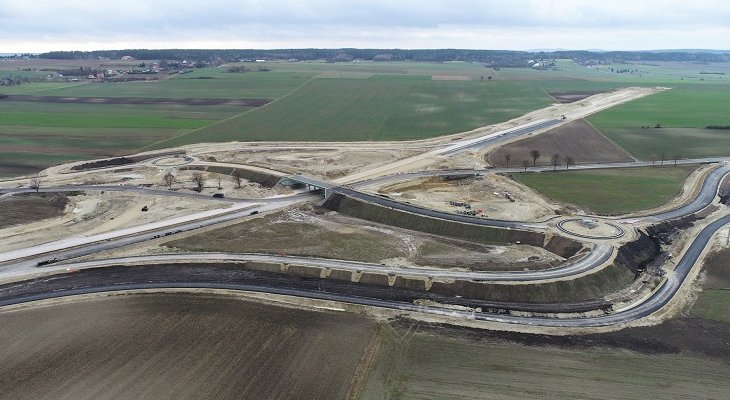 Budowa drogi ekspresowej S12. Fot. GDDKiA