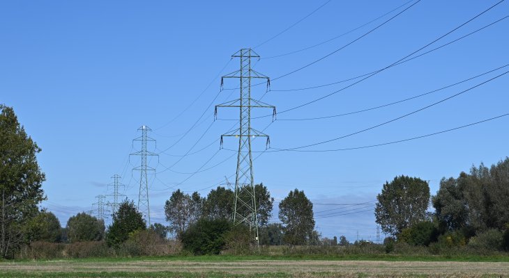 Linie elektroenergetyczna. Fot. Energa
