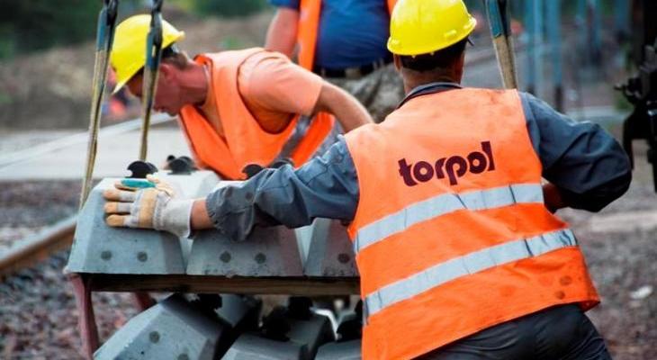 Torpol poprawi przepustowości linii kolejowej E20. Fot. Torpol