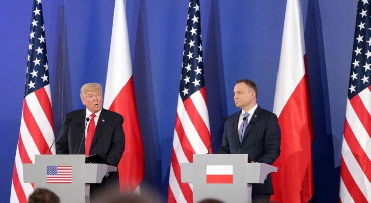 Prezydent USA Donald Trump i Prezydent RP Andrzej Duda Fot. Krzysztof Sitkowski/KPRP