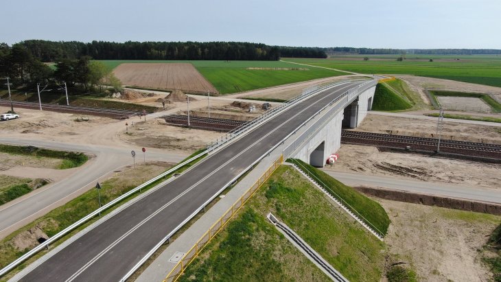 Porośl-Kije: wiadukt nad linią Czyżew–Białystok. Fot. Paweł Mieszkowski/PKP PLK