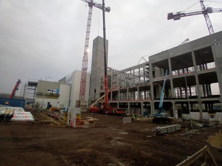 Budowa bloku gazowo-parowego w Rybniku. Fot. PGE Nowy Rybnik