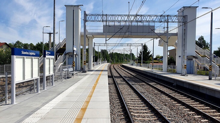 Przystanek Skawina Jagielnia. Fot. PKP PLK