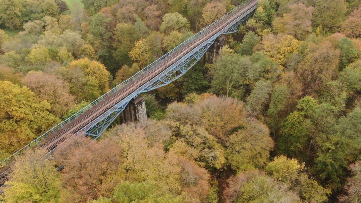 Most kolejowy w Pieniężnie. Fot. Damian Strzemkowski/PKP PLK