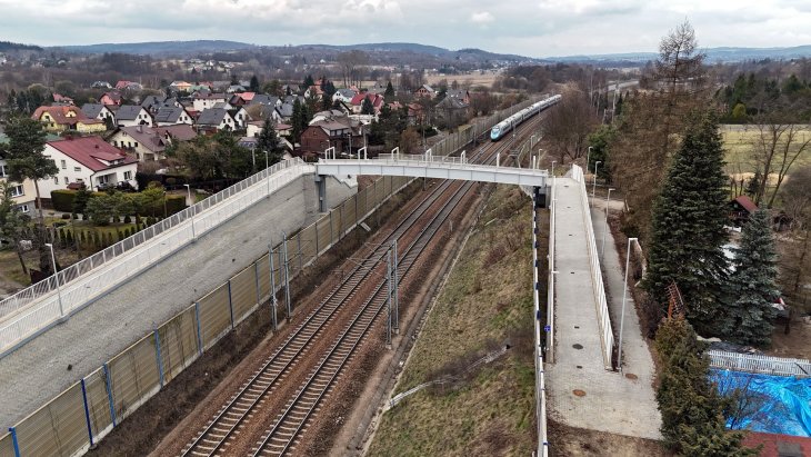 Kładka w Rudawie. Fot. Piotr Hamarnik/PKP PLK