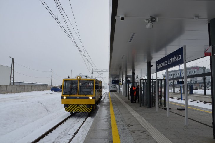 Stacja Pyrzowice Lotnisko. Fot. Marta Pabiańska/PKP PLK