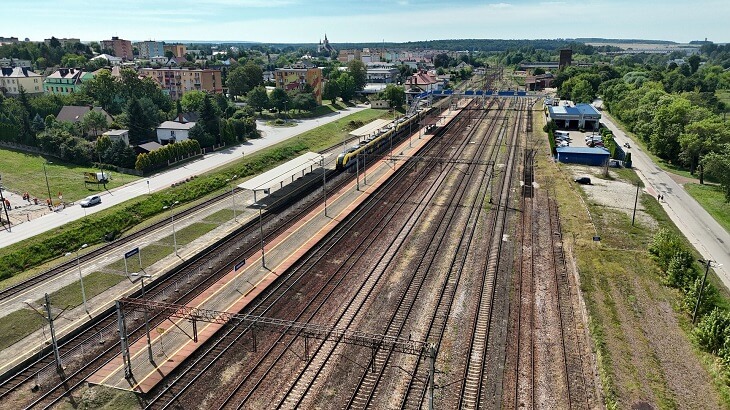 Stacja w Sędziszowie. Fot. PKP PLK