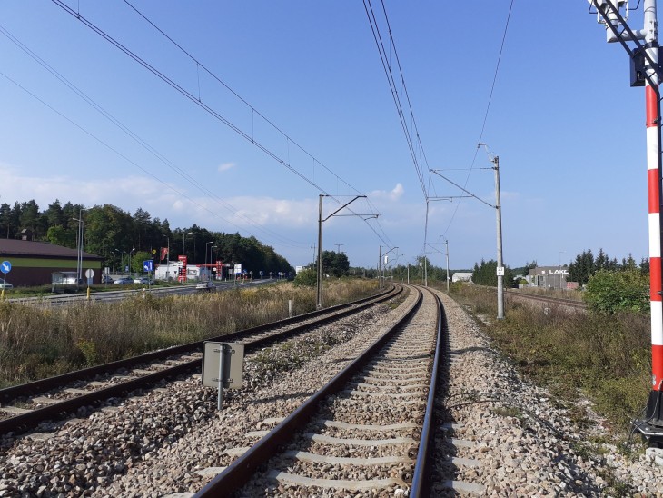 Miejsce planowanego przystanku w Wolbromiu na linii nr 62. Fot. Krzysztof Waśko/PKP PLK
