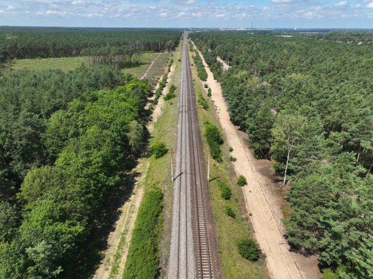 Szlak Włocławek–Toruń. Fot. Damian Strzemkowski/PKP PLK