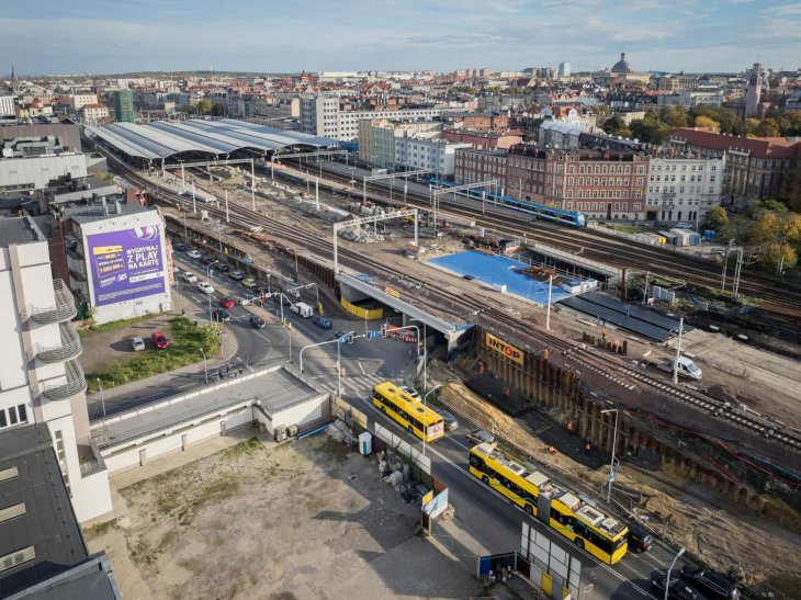 Wiadukt kolejowy, ul. Mikołowska, Katowice. Fot. Łukasz Hachuła/PKP PLK