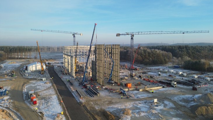 Budowa elektrownie gazowo-parowej w Grudziądzu. Fot. Energa