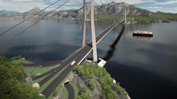 Wizualizacja mostu Julsundet / Fot. arup.com