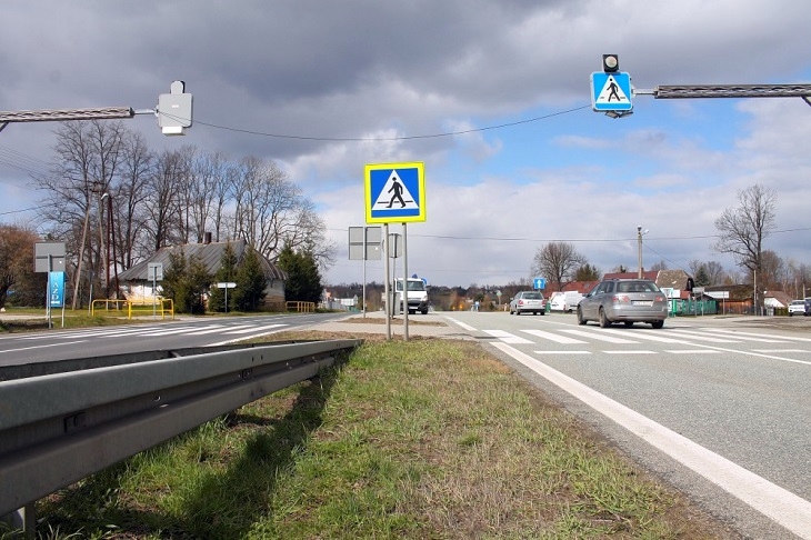 Zakopianka. Obecne skrzyżowanie w Krzyszkowicach. Fot. UMiG Myślenice