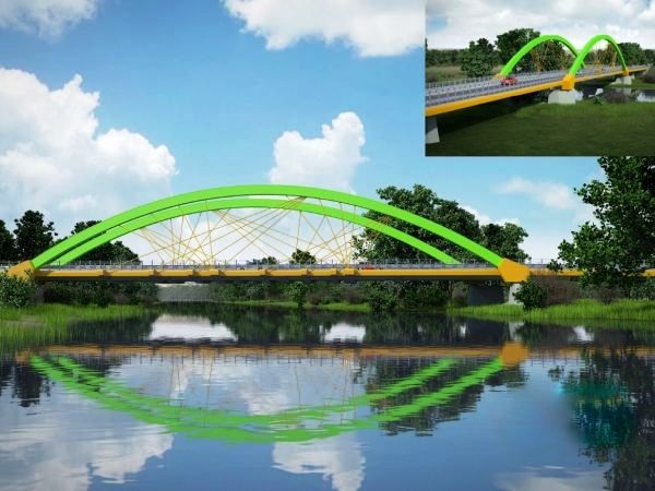 Tak będzie wyglądać most w Warcie. Źródło: ZDW w Łodzi