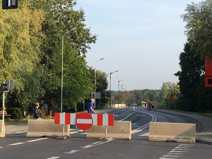 Most we Wronkach został zamknięty w środę wieczorem. Fot. Facebook.com/BurmistrzWronek